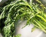 春菊の胡麻和え作り方1写真