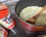 カットトマト缶でバジリコ・トマトソース　作り方3写真