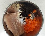 鶏ひき肉とひじきとにんじんの和ハンバーグ作り方7写真