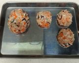 鶏ひき肉とひじきとにんじんの和ハンバーグ作り方9写真