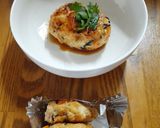 鶏ひき肉とひじきとにんじんの和ハンバーグ作り方16写真
