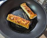 余った餃子の皮で♡バリバリチーズちくわ作り方3写真
