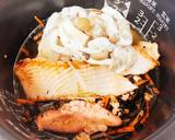 子供が好きな☆たらこ鮭ひじき炊き込みご飯作り方6写真