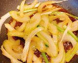 材料は1つ!セロリのきんぴら作り方4写真