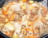 ガッツリ肉料理　牛すじ煮込み【肉じゃが】作り方4写真