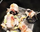 豚ばらとナスのくるくる巻き☆シャケ弁当作り方2写真