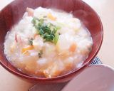 栄養満点！お腹に優しいおじや （おかゆ）作り方4写真
