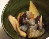 削ぎ切り大根といろいろの炊き合わせ作り方34写真