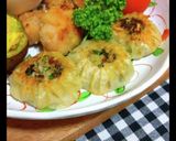 お弁当に便利！餃子の皮でにら饅頭作り方15写真