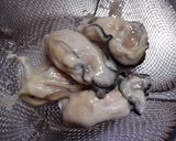 ヘルシー！牡蠣入りかき玉汁！作り方1写真