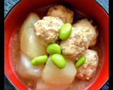 かぶと手作り肉団子の餡かけ作り方25写真