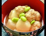 かぶと手作り肉団子の餡かけ作り方26写真