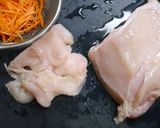 簡単！むね肉アスパラの白だしレモンソテー作り方2写真