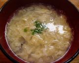 ヘルシー！牡蠣入りかき玉汁！作り方5写真