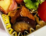 胸肉の塩麹カレー焼き弁当作り方5写真