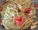 夏だ！桃と生ハムの冷製パスタ✨2022作り方9写真