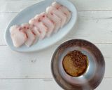 ごま味噌だれの鯛茶漬け作り方1写真
