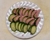 きゅうりとかまぼこマヨネーズかけただけ〜作り方2写真