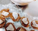 チョコカスタード入り！コーヒーわらび餅作り方3写真