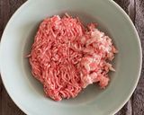 マカ肉味噌のジャージャー麺風混ぜそうめん作り方1写真