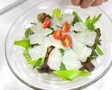 梅包みのカルパッチョ作り方5写真