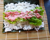 梅マヨネーズでさっぱり！冷凍唐揚げ巻寿司作り方8写真