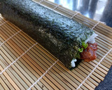 梅マヨネーズでさっぱり！冷凍唐揚げ巻寿司作り方10写真
