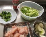 鶏胸肉とレタスのトマト煮作り方1写真