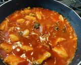 鶏胸肉とレタスのトマト煮作り方7写真