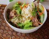 かた焼きそば風☆あんかけビーフン作り方11写真