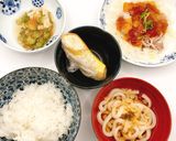 【病院】豚しゃぶぽん酢ジュレソース【給食作り方9写真