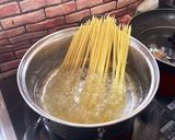 クリーミーで濃厚！たらこスパゲティ作り方1写真