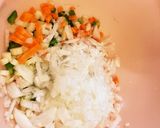 余り野菜たっぷり豆乳チャウダー作り方3写真