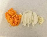 保育園レシピ！豆腐のケチャップ煮作り方1写真