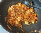保育園レシピ！豆腐のケチャップ煮作り方6写真