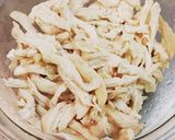 簡単☆ふっくら鶏むね肉の棒棒鶏作り方3写真