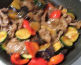 夏野菜と牛肉のオイスターソース醤油炒め作り方9写真