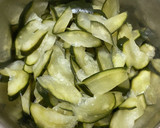 古漬けとほうれん草と豆腐の炒め煮作り方1写真
