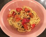 トマトツナ塩昆布の冷製パスタ♡作り方6写真