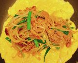 もやしがいっぺぇ～豚平焼き作り方8写真