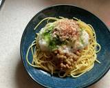 休日のランチ、納豆パスタ作り方4写真