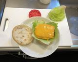 マルシンハンバーグダブルチーズ倍バーガー作り方7写真