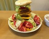 マルシンハンバーグダブルチーズ倍バーガー作り方13写真