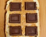 ピーナッツバター&チョコの幸せトースト作り方2写真