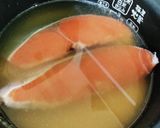 鮭とミョウガの炊き込みごはん作り方2写真
