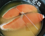 鮭とミョウガの炊き込みごはん作り方2写真