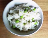 簡単！グリンピースごはん作り方4写真