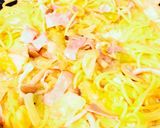 キャベツとハムとしめじの豆乳ソースパスタ作り方6写真