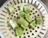 ブロッコリーの芯と卵タルタルチーズ焼き作り方3写真