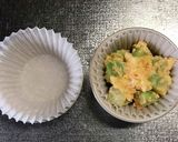 ブロッコリーの芯と卵タルタルチーズ焼き作り方6写真